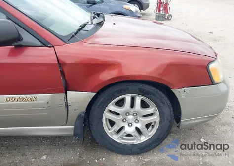 2002 Subaru Outback from USA, damaged, VIN 4S3BH665626637854